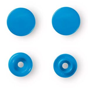 Plastični DRUKERI 12,4mm STEEL BLUE 30kom