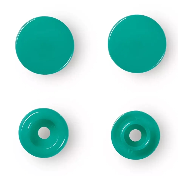 Plastični DRUKERI 12,4mm zeleni 30kom