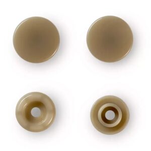 Plastični DRUKERI 12,4mm champagne 30kom