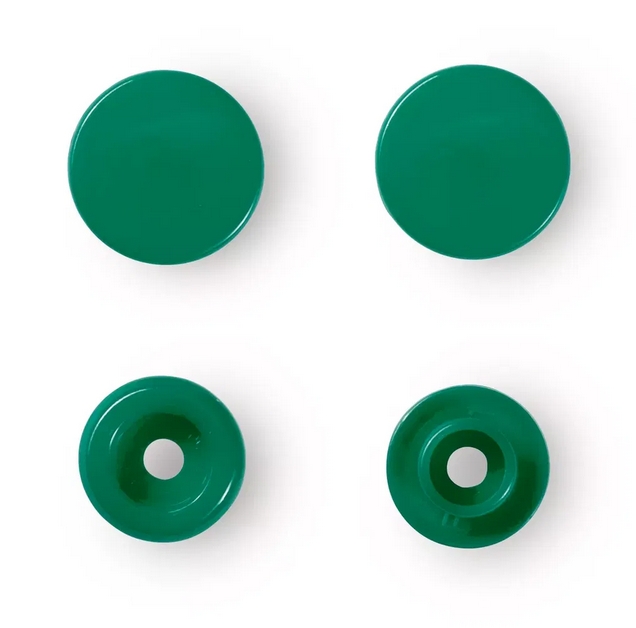 Plastični DRUKERI 12,4mm Grass Green 30kom