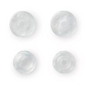 Plastični DRUKERI 12,4mm boja prozirna 30kom 393198