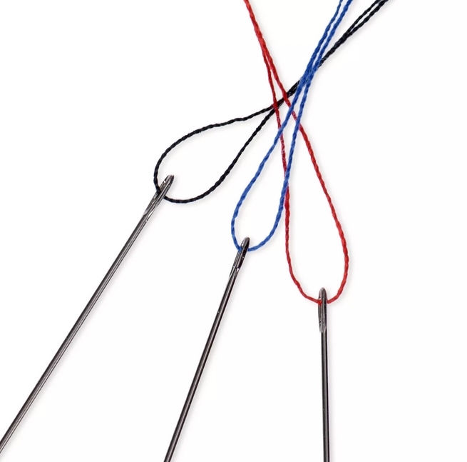 Igle Ready to sew needles sa koncima odmah spremne za ručno šivanje 10 komada Slika 3