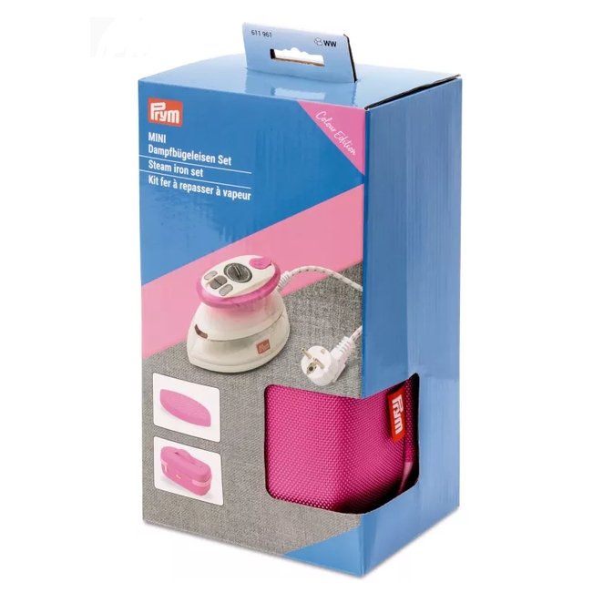 Set MINI putno GLAČALO Pink Prym sa TORBOM i slikonskom podlogom Slika 3