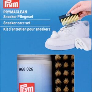 PRYMACLEAN set za njegu tenisica sa pjenom za čišćenje, četkom i krpom od mikrovlakana